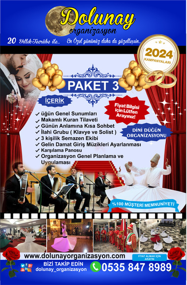İslami Düğün Organizasyonu Paketi 3
