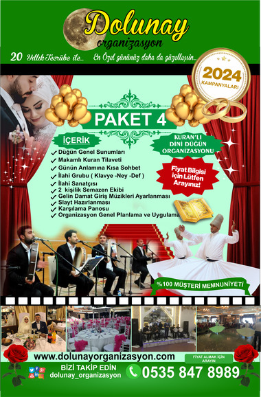 İslami Düğün Organizasyonu Paketi 4