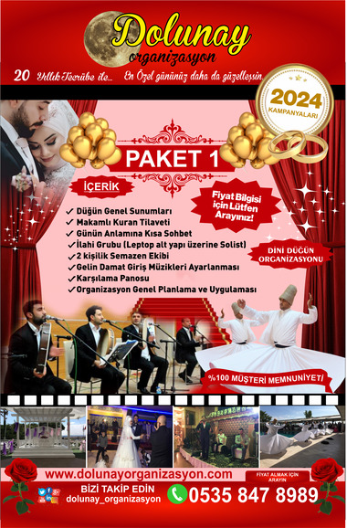 İslami Düğün Organizasyonu Paketi 1