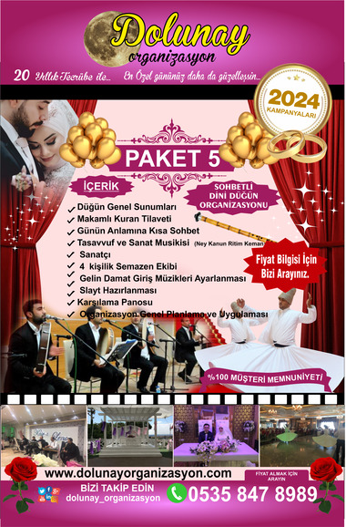 İslami Düğün Organizasyonu Paketi 5
