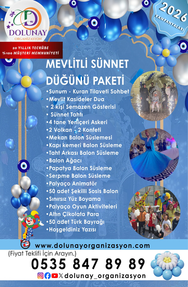 Mevlitli Sünnet Düğünü Paketi 2026