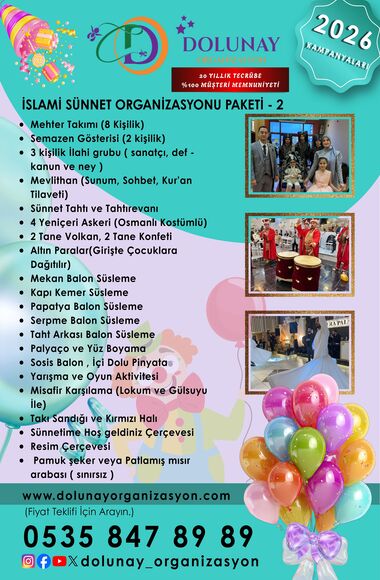 Mevlütlü Sünnet Organizasyonu Paketi 2026